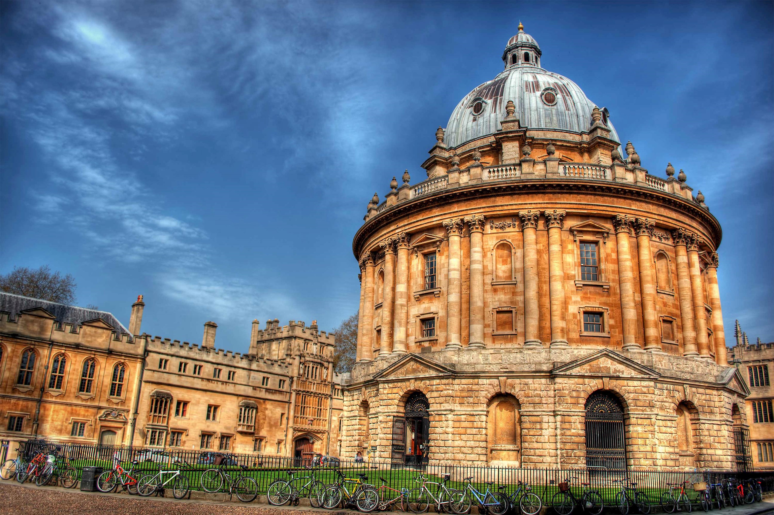 External view of  Radcliffe Camera in Oxford, England