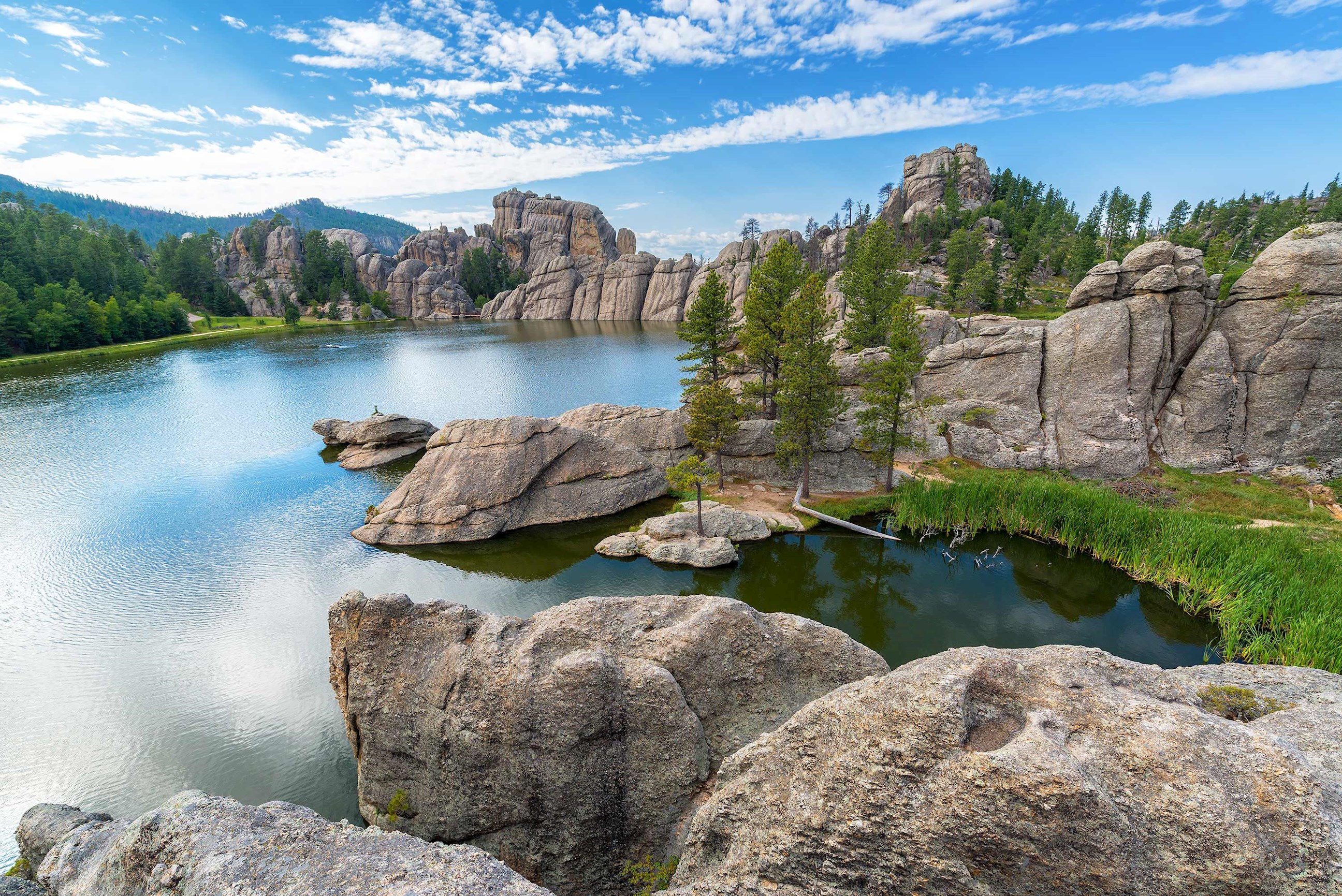 Sylvan Lake in Black Hills, USA