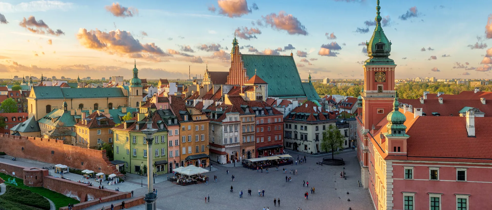 Royal Castle And Old Town in Warsaw, Poland