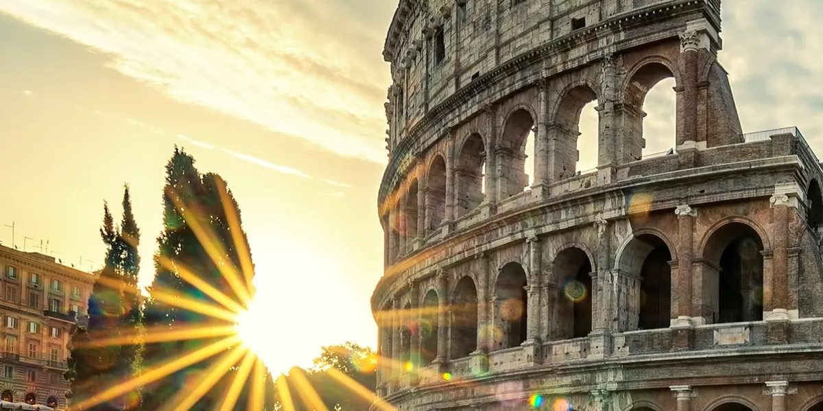 Colloseum by sunset, Rome, Italy