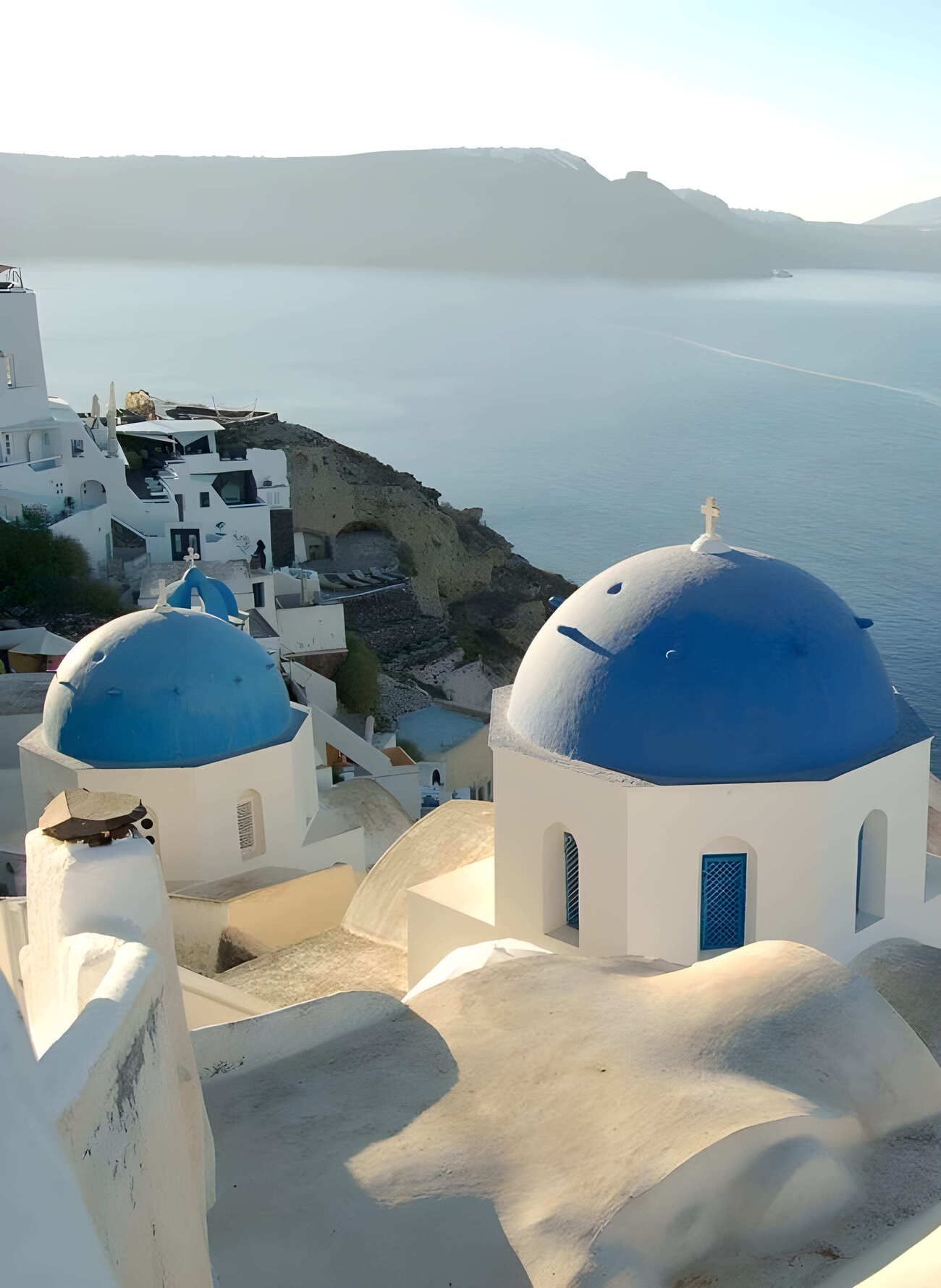 A view of Santorini, Greece